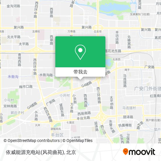 依威能源充电站(风荷曲苑)地图