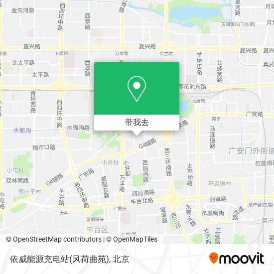 依威能源充电站(风荷曲苑)地图