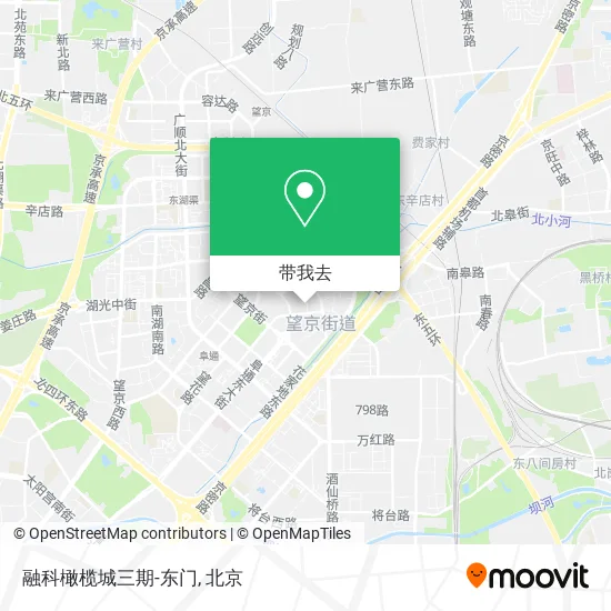 融科橄榄城三期-东门地图