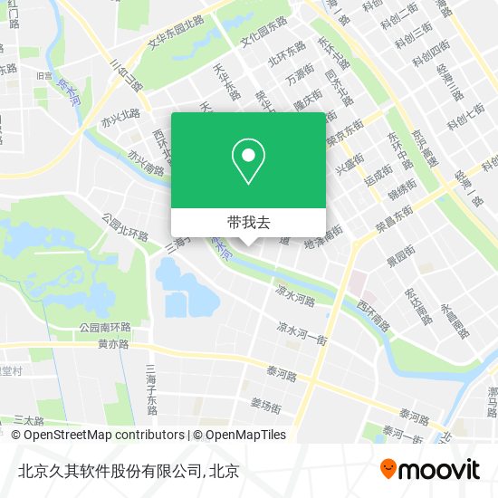 北京久其软件股份有限公司地图