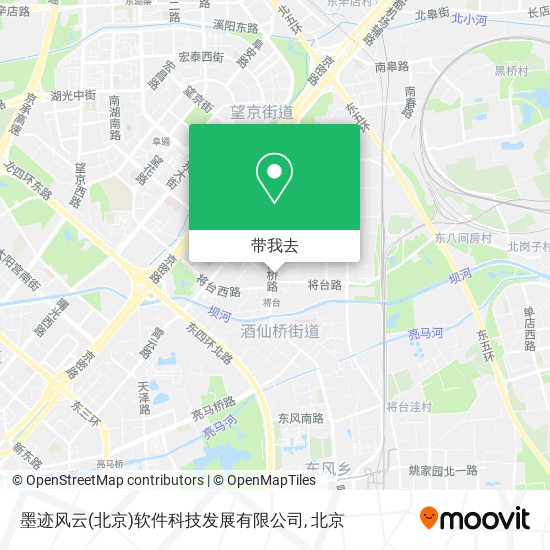 墨迹风云(北京)软件科技发展有限公司地图