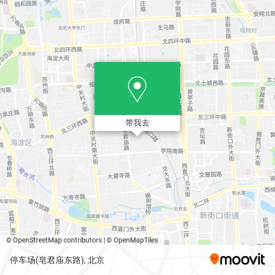停车场(皂君庙东路)地图
