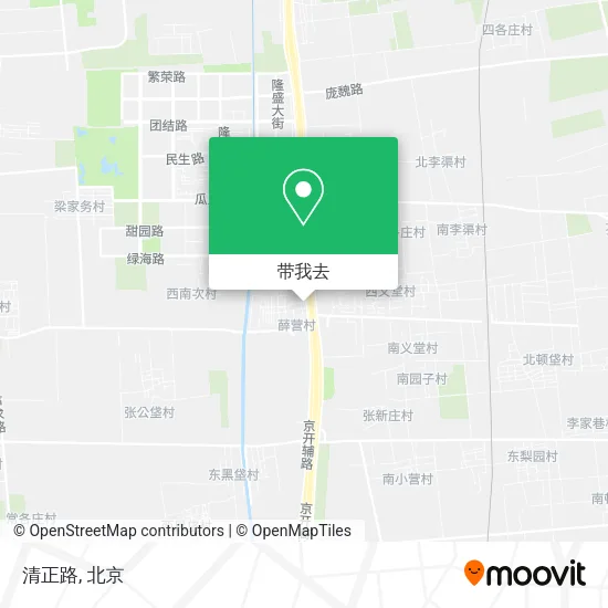 清正路地图