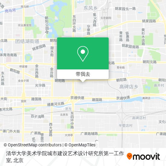 清华大学美术学院城市建设艺术设计研究所第一工作室地图
