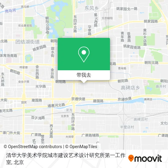 清华大学美术学院城市建设艺术设计研究所第一工作室地图