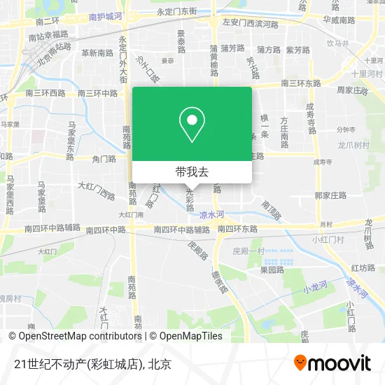 21世纪不动产(彩虹城店)地图