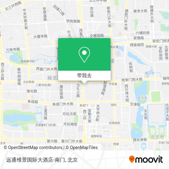 远通维景国际大酒店-南门地图