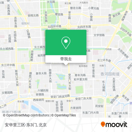 安华里三区-东3门地图