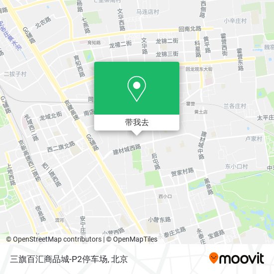 三旗百汇商品城-P2停车场地图