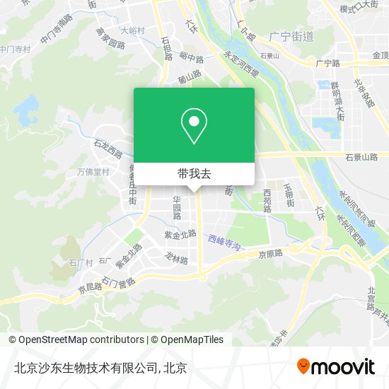 北京沙东生物技术有限公司地图
