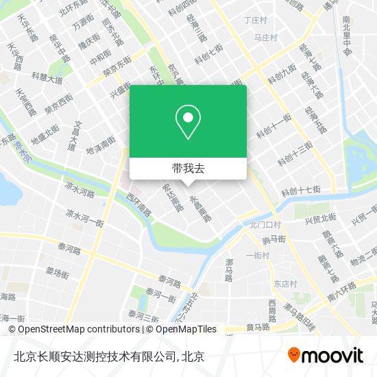北京长顺安达测控技术有限公司地图
