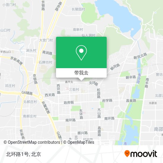 北环路1号地图
