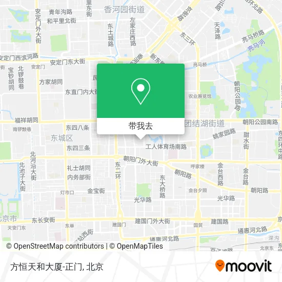 方恒天和大厦-正门地图