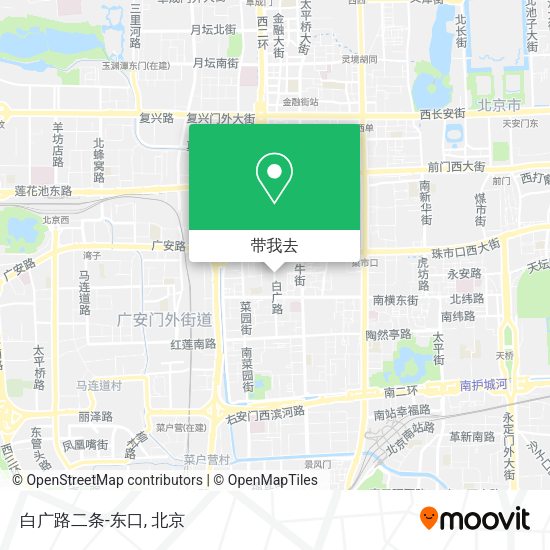白广路二条-东口地图