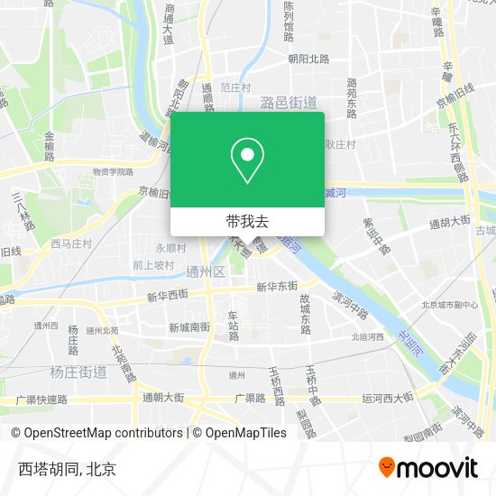 西塔胡同地图