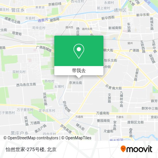 怡然世家-275号楼地图