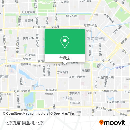 北京孔庙-崇圣祠地图