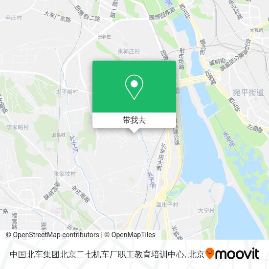 中国北车集团北京二七机车厂职工教育培训中心地图