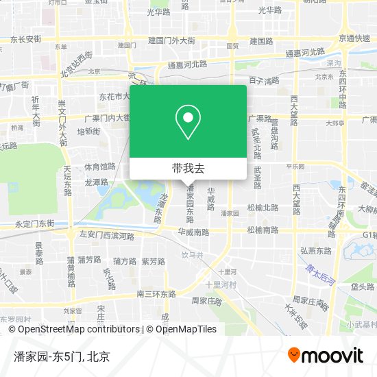 潘家园-东5门地图