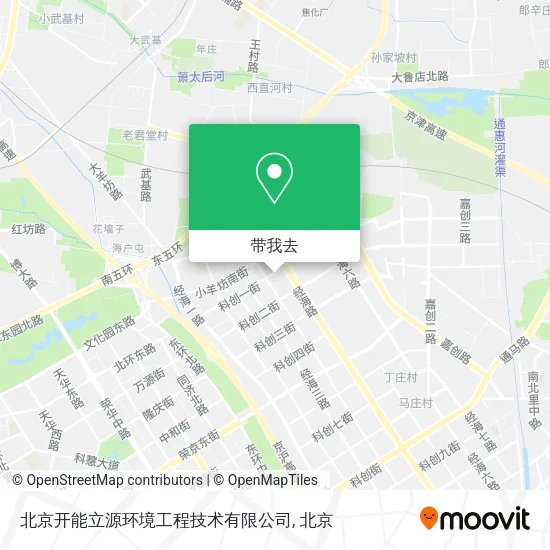 北京开能立源环境工程技术有限公司地图