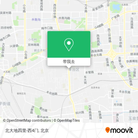 北大地四里-西4门地图