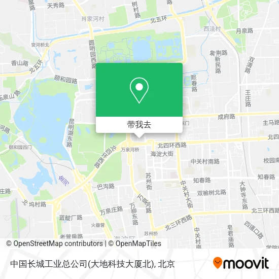 中国长城工业总公司(大地科技大厦北)地图