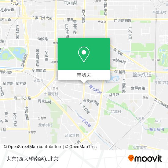 大东(西大望南路)地图