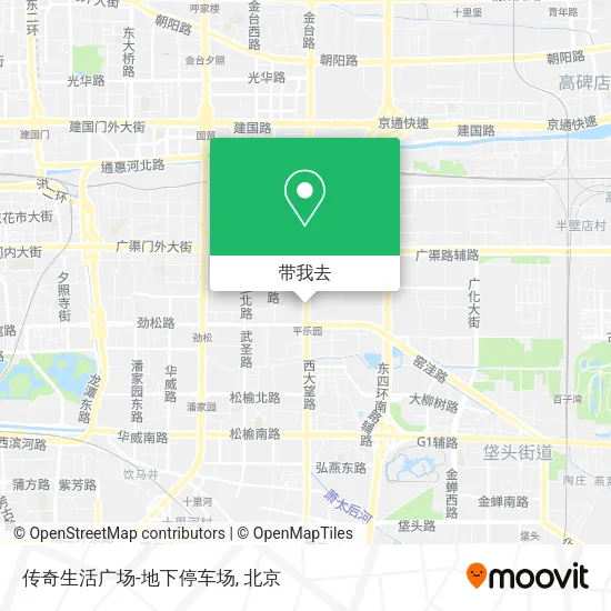 传奇生活广场-地下停车场地图