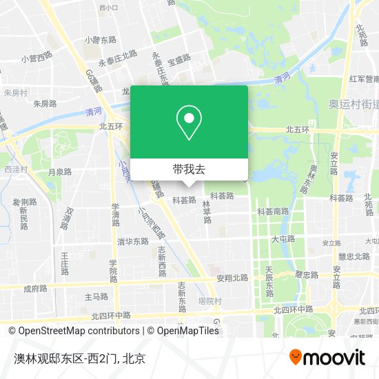 澳林观邸东区-西2门地图