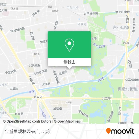 宝盛里观林园-南门地图