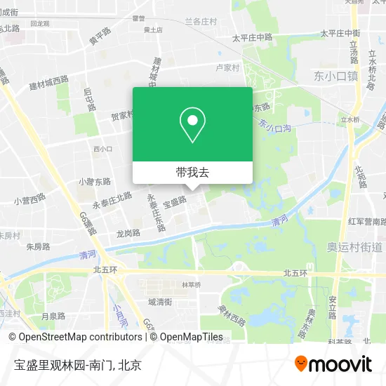 宝盛里观林园-南门地图