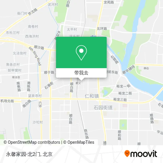 永馨家园-北2门地图