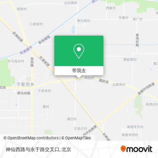 神仙西路与永于路交叉口地图