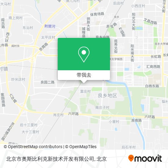 北京市奥斯比利克新技术开发有限公司地图
