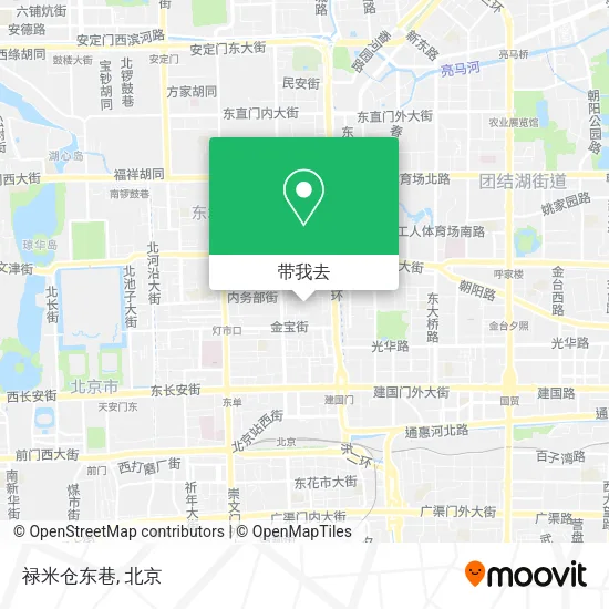 禄米仓东巷地图