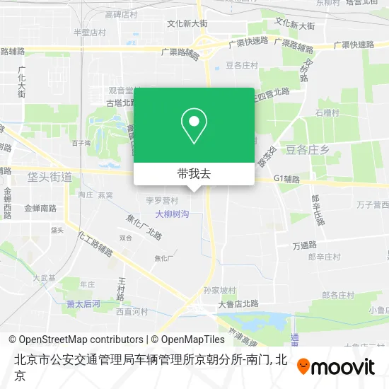 北京市公安交通管理局车辆管理所京朝分所-南门地图