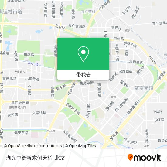湖光中街桥东侧天桥地图