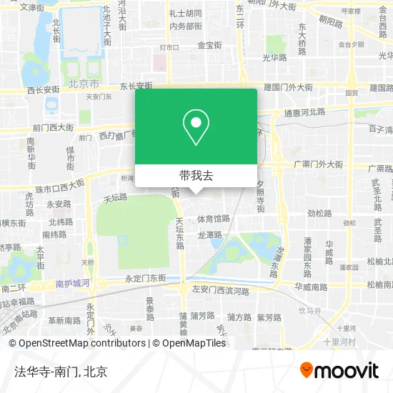 法华寺-南门地图