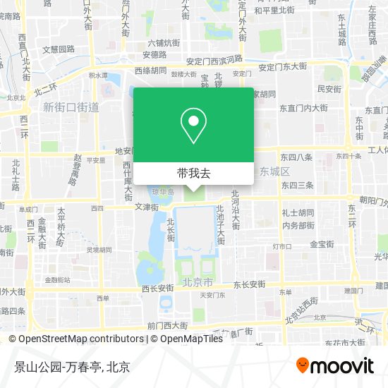 景山公园-万春亭地图