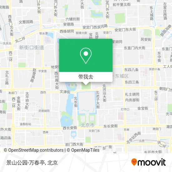 景山公园-万春亭地图