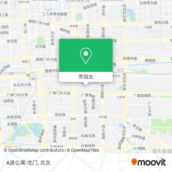 A派公寓-北门地图