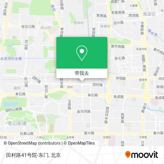 田村路41号院-东门地图