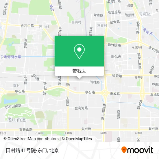 田村路41号院-东门地图