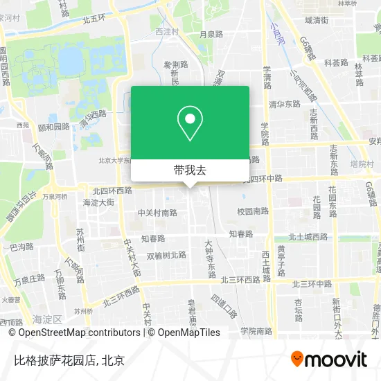 比格披萨花园店地图
