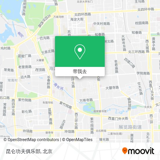昆仑功夫俱乐部地图