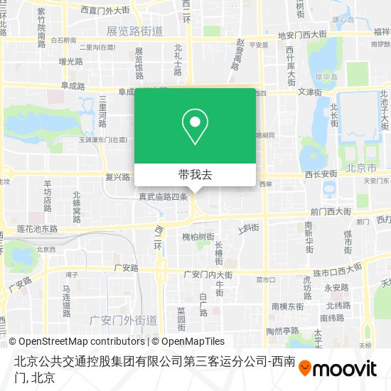 北京公共交通控股集团有限公司第三客运分公司-西南门地图