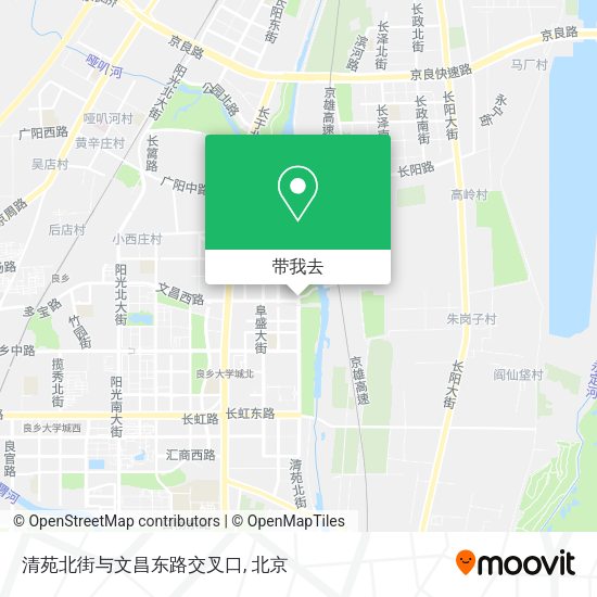 清苑北街与文昌东路交叉口地图