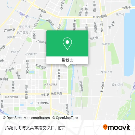 清苑北街与文昌东路交叉口地图