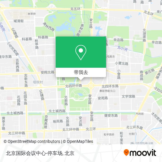 北京国际会议中心-停车场地图