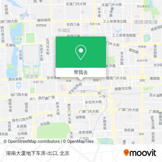 湖南大厦地下车库-出口地图